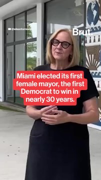 Miami elects its first female mayor, the first Democrat to win in nearly 30 years