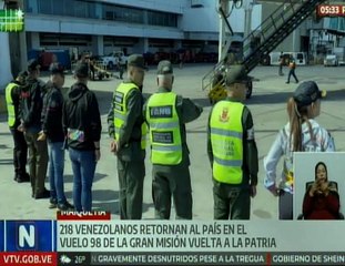 Arriban a Venezuela 218 connacionales provenientes de Estados Unidos