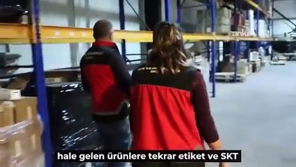 Antalya'da son kullanma tarihi geçmiş ürünlerinin etiketlerinin değiştirilerek piyasaya sürülmesi engellendi