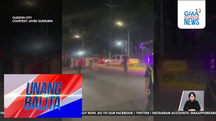 Concrete barriers sa EDSA, inararo ng SUV; isa sa mga sakay, sugatan | Unang Balita