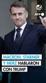 Macron, Starmer y Merz hablaron con Trump sobre Ucrania