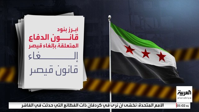 بنود مشروع قانون إلغاء عقوبات قيصر على سوريا