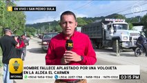 Hombre pierde la vida atropellado por una volqueta, en SPS