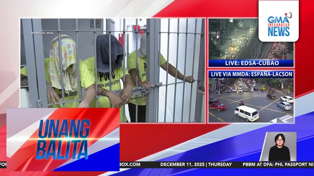 3 magbabarkada na suspek sa serye ng nakawan sa Rizal at Q.C., arestado | Unang Balita