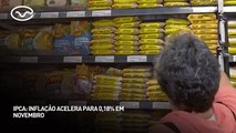 IPCA: inflação acelera para 0,18% em novembro