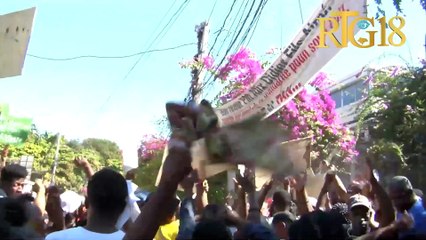 Sit-in pou mande entegrasyon moun a andikap yo nan bwat leta.