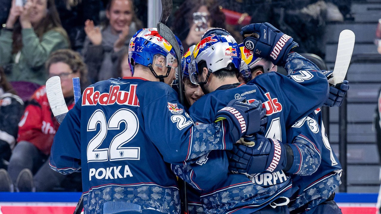 Satter Schlagschuss: Ferguson schießt München gegen Haie zum Sieg