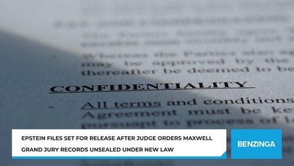 Epstein Files Set For Release After Judge Orders Maxwell Grand Jury Records Unsealed Under New Law