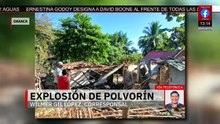 La explosión de un polvorín destruye casi en su totalidad una vivienda