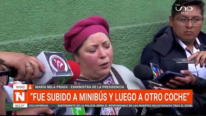 MARIA NELA PRADA SOBRE LA APREHENSIÓN A LUIS ARCE