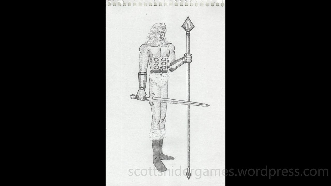 Barbarian Pencil Sketch Video #6 (12-10-2025)