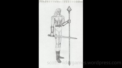 Barbarian Pencil Sketch Video #6 (12-10-2025)