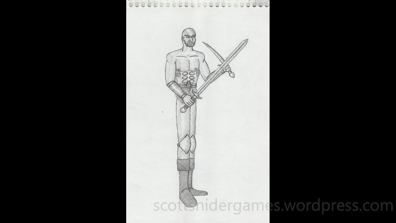 Barbarian Pencil Sketch Video #8 (12-10-2025)