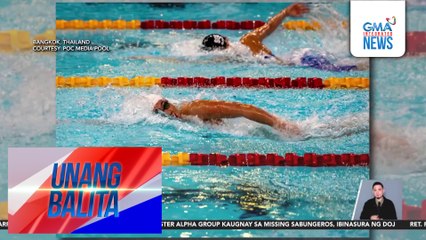 Ikalawang gold medal ng Pilipinas sa 33rd SEA Games, nakuha ng PHL women's team sa 4x100m freestyle relay | Unang Balita