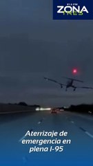 Avioneta cae sobre un auto tras aterrizar de emergencia en Florida
