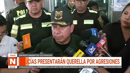 POLICÍAS PRESENTARÁN QUERELLA POR AGRESIONES EN COLCAPIRHUA