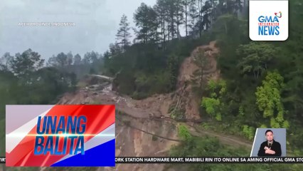 Ilang kalsada na nagdurugtong sa magkakatabing bayan, naputol dahil sa landslide | Unang Balita