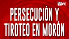 Persecución y tiroteo en Morón