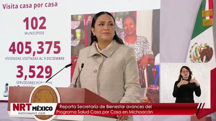 Reporta Secretaría de Bienestar avances del Programa Salud Casa por Casa en Michoacán