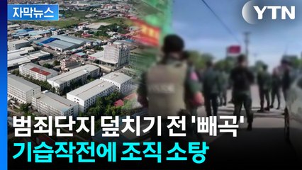 [자막뉴스] 경찰에 특공대까지 '우르르'...범죄조직 근거지 기습해 대규모 소탕 / YTN