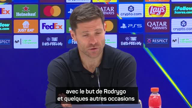 Real Madrid -  Xabi Alonso après la défaite contre City : "Très reconnaissant envers mes joueurs"