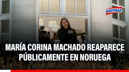 María Corina Machado REAPARECE PÚBLICAMENTE en Noruega tras meses en la clandestinidad