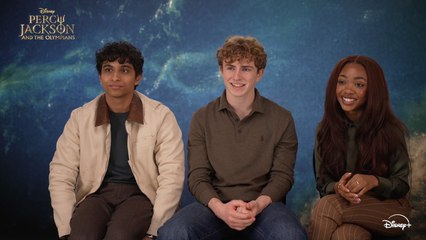 'Percy Jackson and the Olympians' Cast Play "Who in the Cast?" for Season 2 | THR News