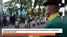 Passalacqua participó de la asunción del nuevo mandatario de Corrientes, Juan Pablo Valdés