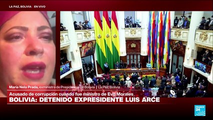 Maria Nela Prada: 'A Arce lo detuvieron sin ninguna notificación previa'