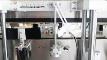Print & Label in Real-Time!  Automatic Square Bottle Labeling Machine