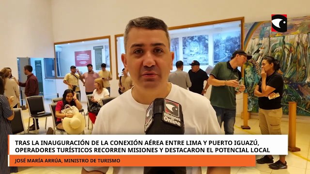 Tras la inauguración de la conexión aérea entre Lima y Puerto iguazú, operadores turísticos de Perú recorren Misiones y destacaron el potencial del destino