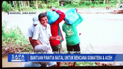 Panitia Natal Salurkan Bantuan Pendidikan Rp10 M dan 10 Ribu Paket Sembako untuk Bencana Sumatera