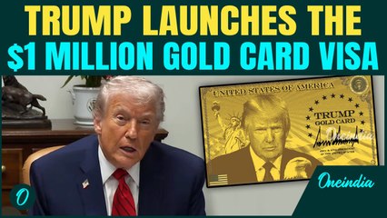 Trump Unveils MILLION DOLLAR Ticket to the U.S. | Launches Trump GOLD CARD Fast-track Visa Programme