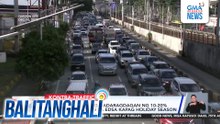 MMDA - Karaniwang nadaragdagan ng 10-20% ang mga sasakyan sa EDSA kapag holiday season | Balitanghali