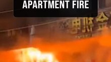 Eyewitness video shows deadly fire as it engulfs Chinese apartment building