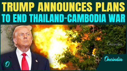 Trump Steps-in to END Thailand-Cambodia War | Vows to Stop Fighting QUICKLY, With ‘Just One Call’