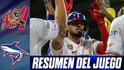 Resumen del juego Tigres de Aragua vs Tiburones de la Guaira | 10 de diciembre de 2025