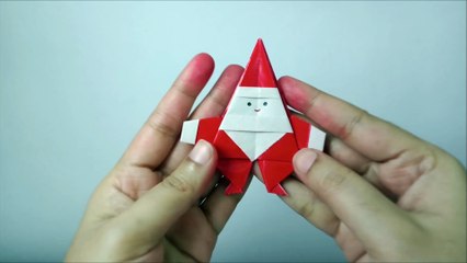 Red Marble Paper Santa Claus | Beautiful Christmas DIY Craft 🎄❤️