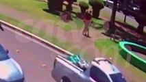 Vídeo: mulher é assaltada na Avenida Brasil em Cascavel