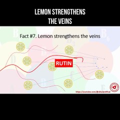 Lemon strengthens the veins
