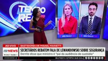 Secretários de Segurança rebatem fala de Lewandowski sobre segurança no Brasil | TEMPO REAL