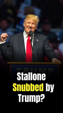 Trump Mocked After Botching Longtime Pal Sylvester Stallone's Name Twice During Speech