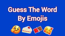 Guess The Word By Emoji🤔 || Emoji Quiz Challe