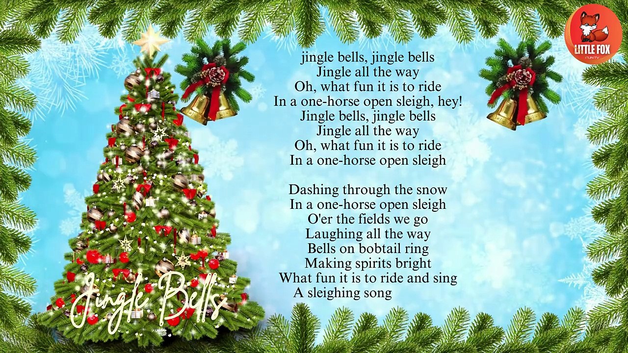 🔔Jingle Bells _ Jingle Bells with Lyrics _ Nursery Rhymes #singalong #nurseryrhymes #kidslearning 🔔