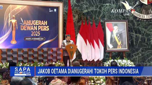Dewan Pers Beri Penghargaan Jakob Oetama Sebagai Tokoh Pers Indonesia