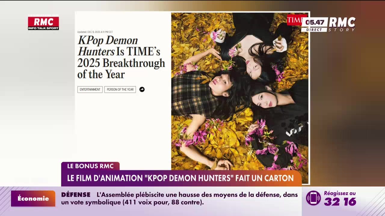 Le bonus RMC : Le film d'animation "Kpop Demon Hunters" fait un carton - 11/12