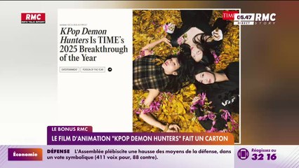 Le bonus RMC : Le film d'animation "Kpop Demon Hunters" fait un carton - 11/12