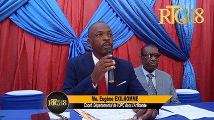 Kowòdinasyon depatmantal Latibonit Ofis Pwoteksyon Sitwayen (OPC) inogire yon biwo nan vil Gonaïves.