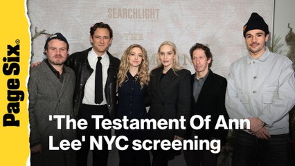 Amanda Seyfried, Lewis Pullman and more attend the NYC screening of 'The Testament Of Ann Lee'