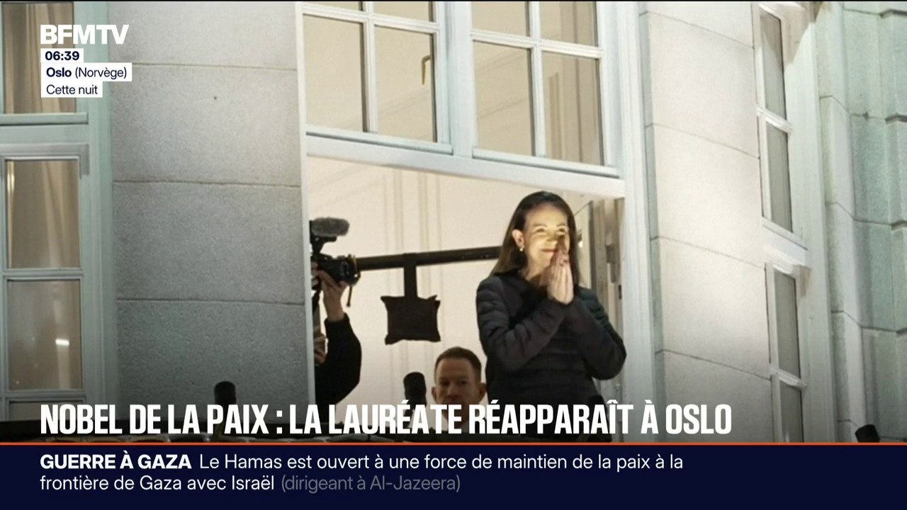 Maria Corina Machado, prix Nobel de la paix, est réapparue publiquement à Oslo